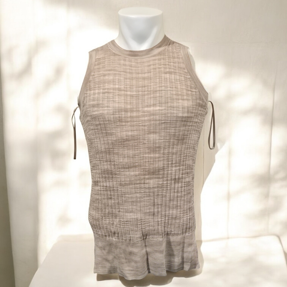 Ted Baker London Rayon Rib Textured Tank Top Size 1
